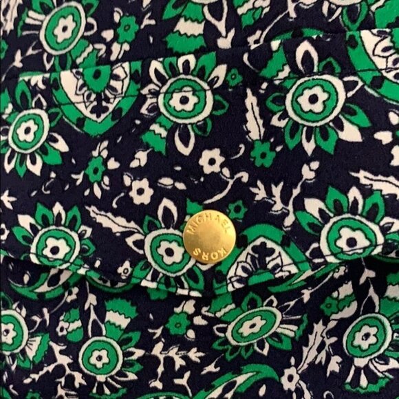 Michael Kors blue white and green paisley … - Picture 3 of 7
